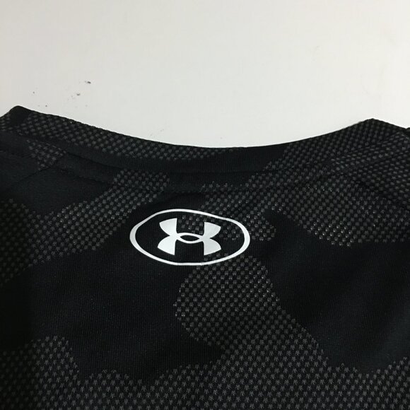 Under Armour Mens 2XL T-Shirt Loose Athletic Camo Black Gray - Picture 6 of 8